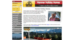 Desktop Screenshot of hanmerholidayhomes.co.nz